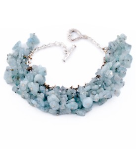 Adzo Grapevine  aquamarine bracelet